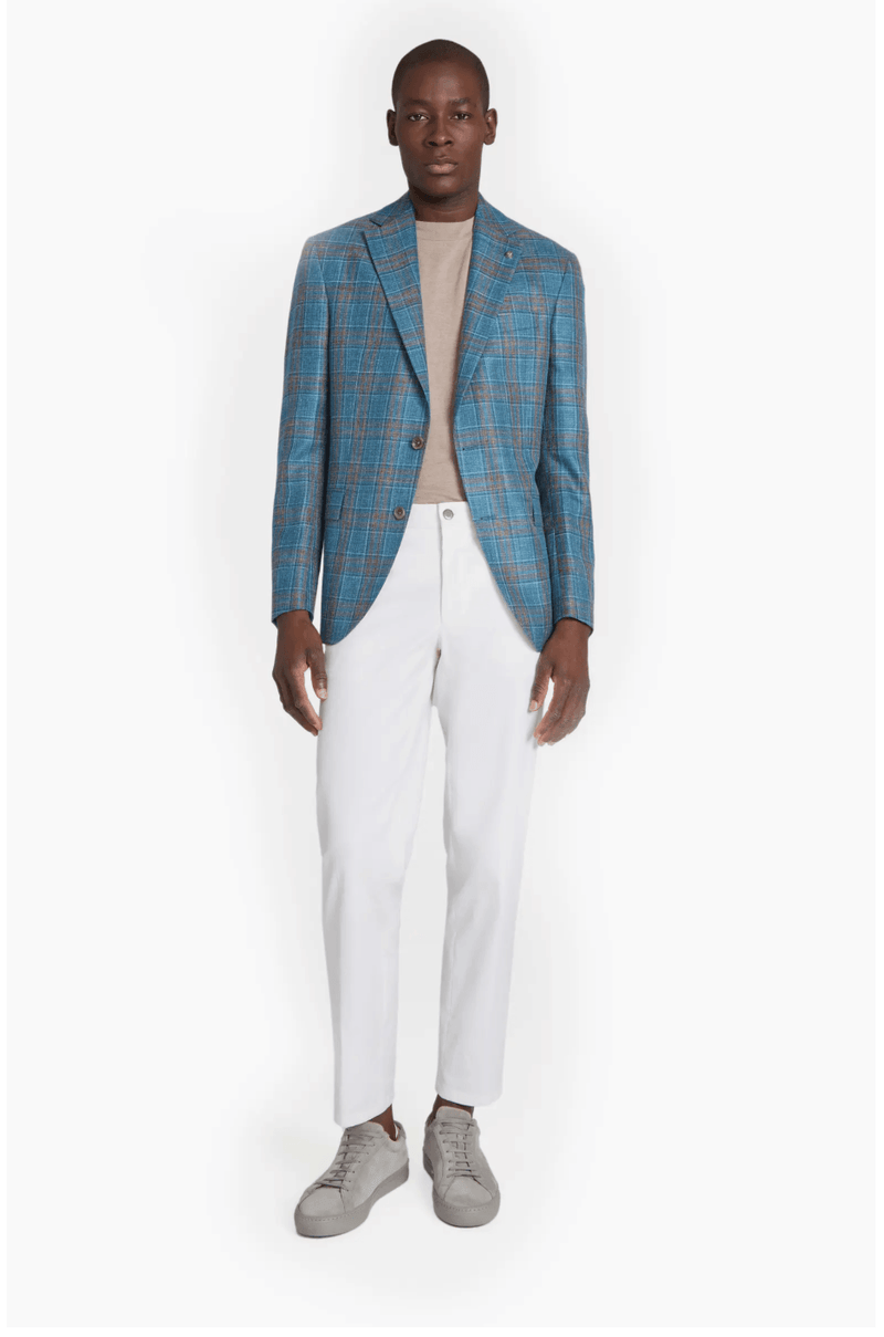 Buy Hart Schaffner Marx Plaid Wool Silk Blend Sport Coat at