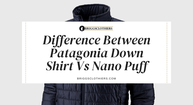 Difference Between Patagonia Down Shirt Vs Nano Puff - Briggs Clothiers