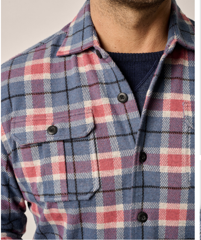 Johnnie-o Kaden Stretch Flannel Lodge Shirt