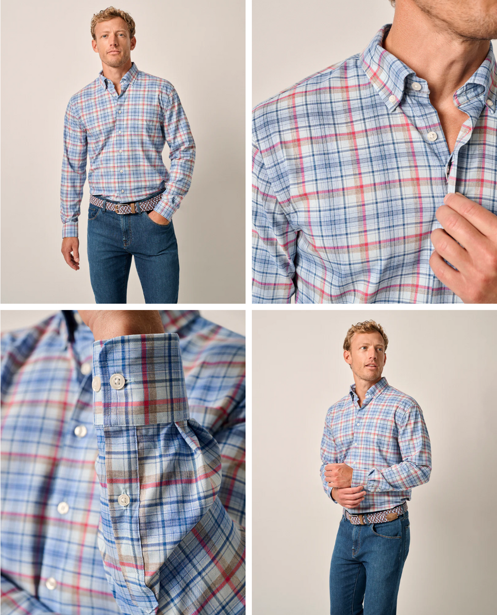 Johnnie-O Peterson Performance Button Up Shirt