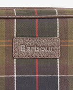Barbour Tartan & Leather Wash Bag