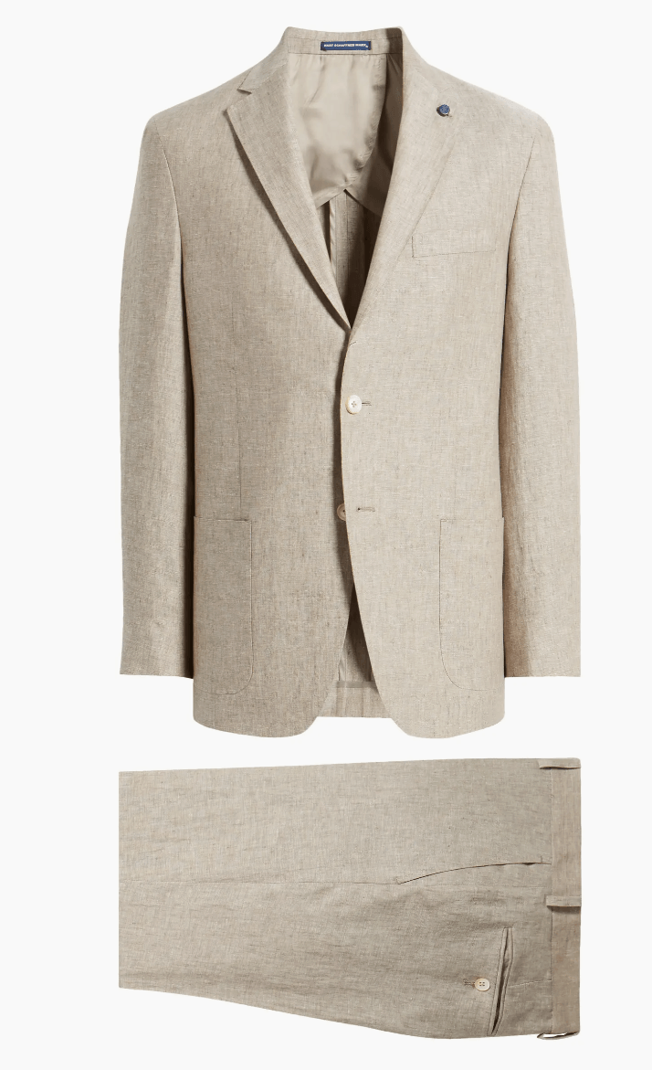 Hart Schaffner Marx Soft Linen Suit