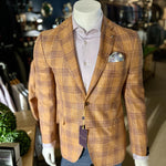 Jack Victor McAllen Windowpane Check Sport Jacket