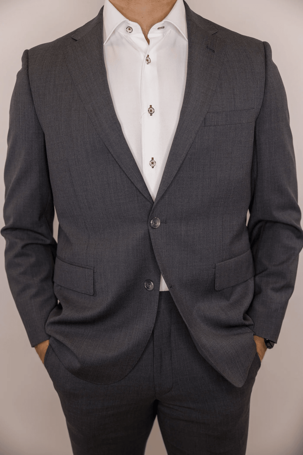 Giles & Jasper Suit Grey – Ticknors Men's Clothiers