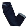 34 Heritage Courage Straight Jeans In Dark Midnight Brushed Urban