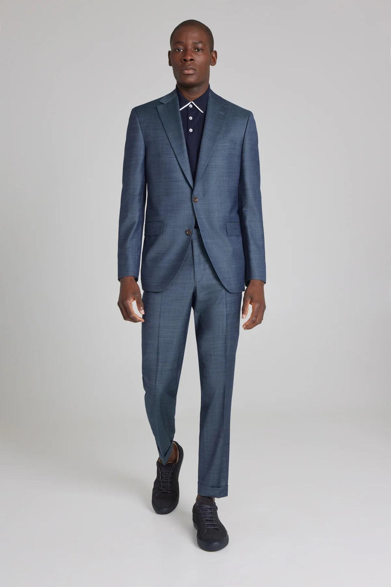 Jack Victor Dark Teal Napoli Wool Suit - Briggs Clothiers